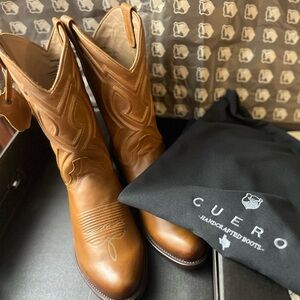 Cue Men's Tan Leather Boots